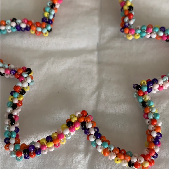 Bauble Bar beaded star earrings. - Picture 2 of 6